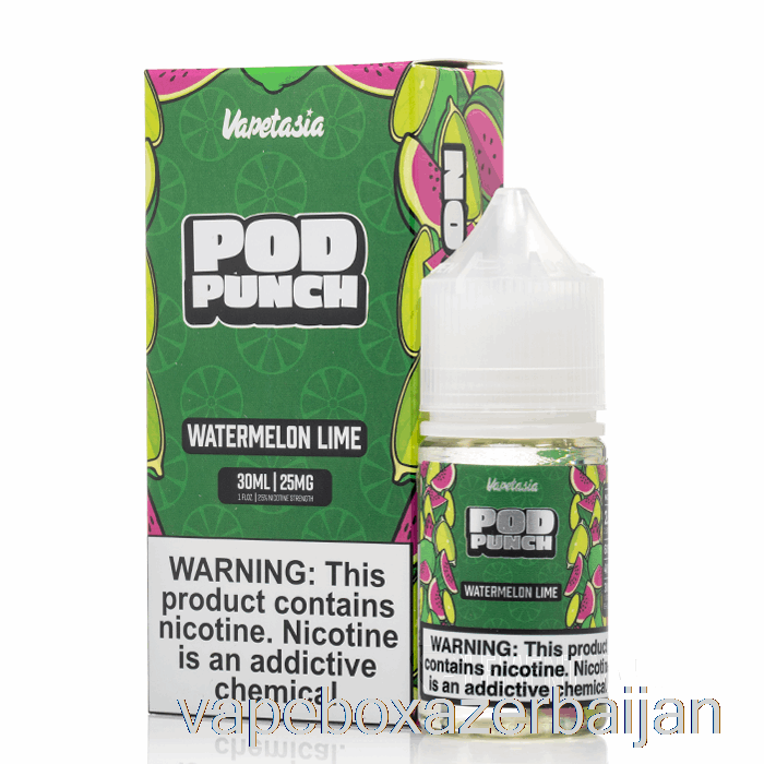 E-Juice Vape Watermelon Lime - Vapetasia POD PUNCH Salts - 30mL 50mg